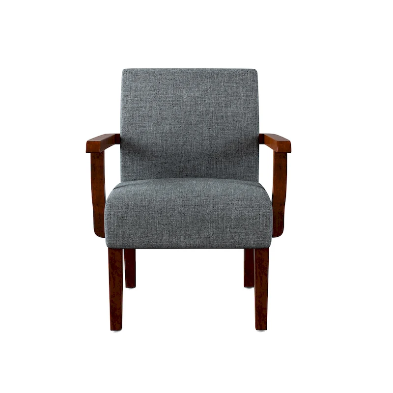 Grey 18.7 Arm Chairs with Round Table (Set of 2)