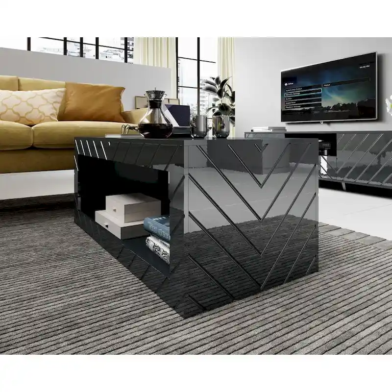 High Gloss Modern Coffee Table