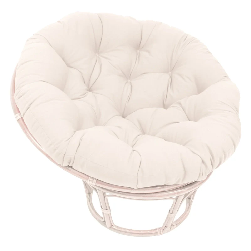 52-inch Solid Twill Papasan Cushion (Cushion Only)