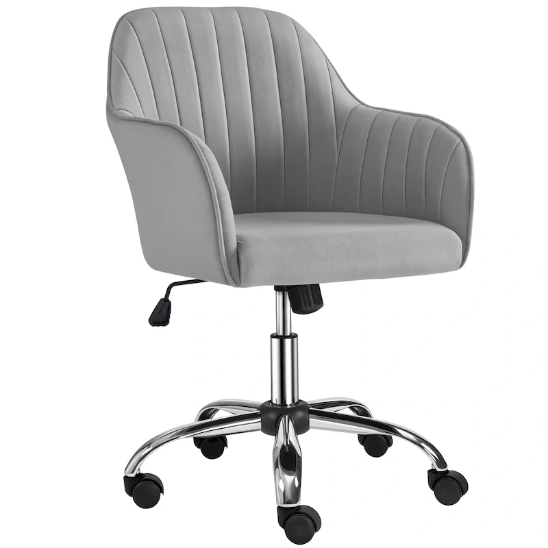 Height-Adjustable Swivel Office Chair