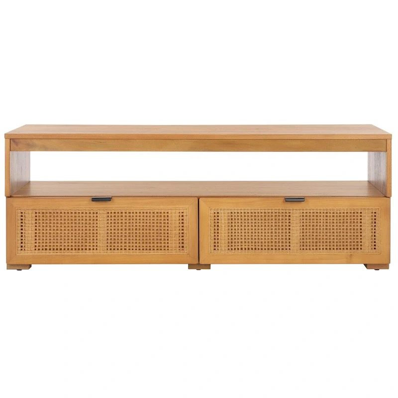 2-Drawer 1-Shelf Entertainment Media Stand, Fits Up To 55