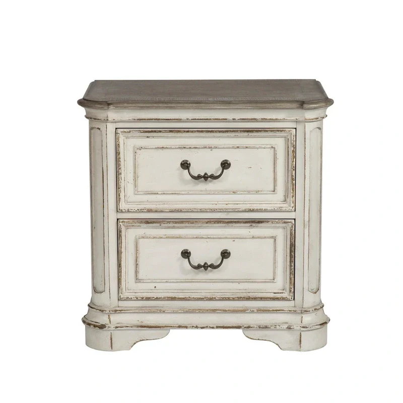 White Tufted Upholstered Queen/King Bed