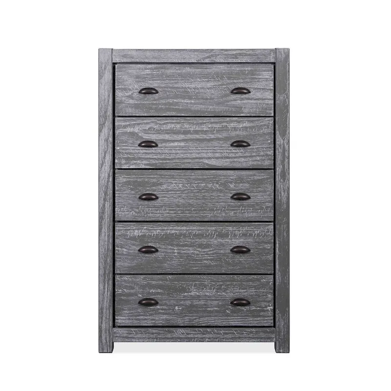 Grain Wood Furniture Montauk 5-drawer Solid Wood Chest