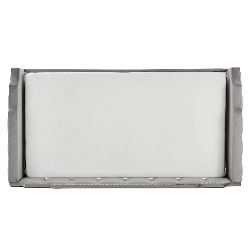 Chareau Glam Grey Velvet Daybed by iNSPIRE Q Modern
