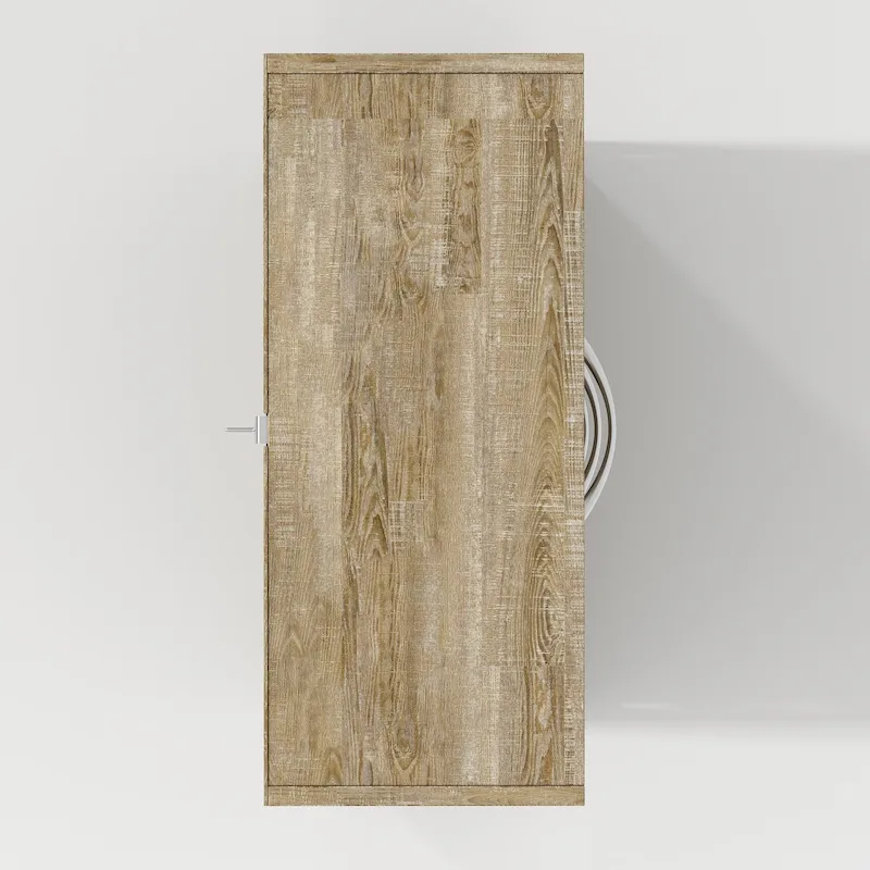 22.4 Shoe Storage Cabinet with 3 Flip Drawers Wood/ Grey by Kerrogee