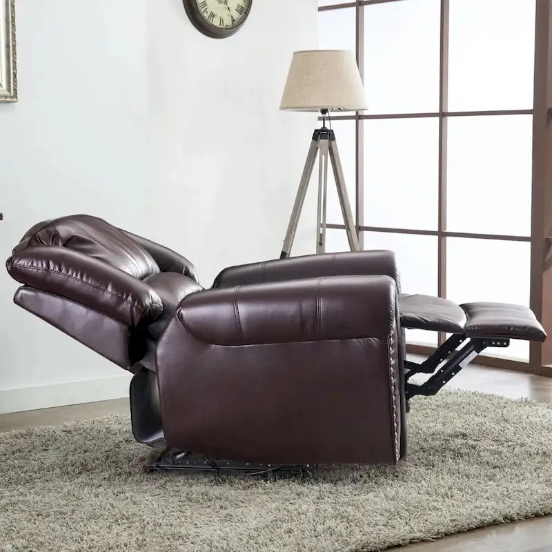 Overstuffed Manual Standard Recliner Chair Sofa