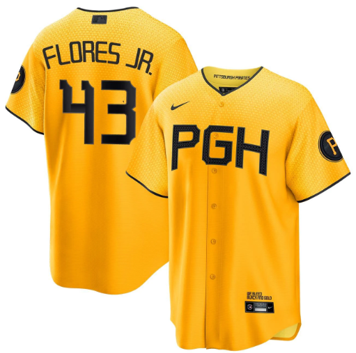 Rafael Flores Jr. Pittsburgh Pirates City Connect Jersey