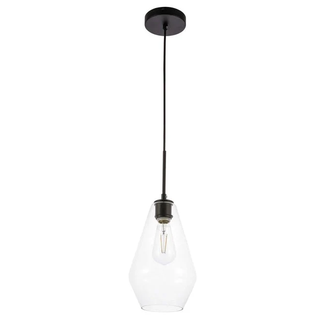 Gerald 1-light Elongated Glass Shade Hanging Pendant Light