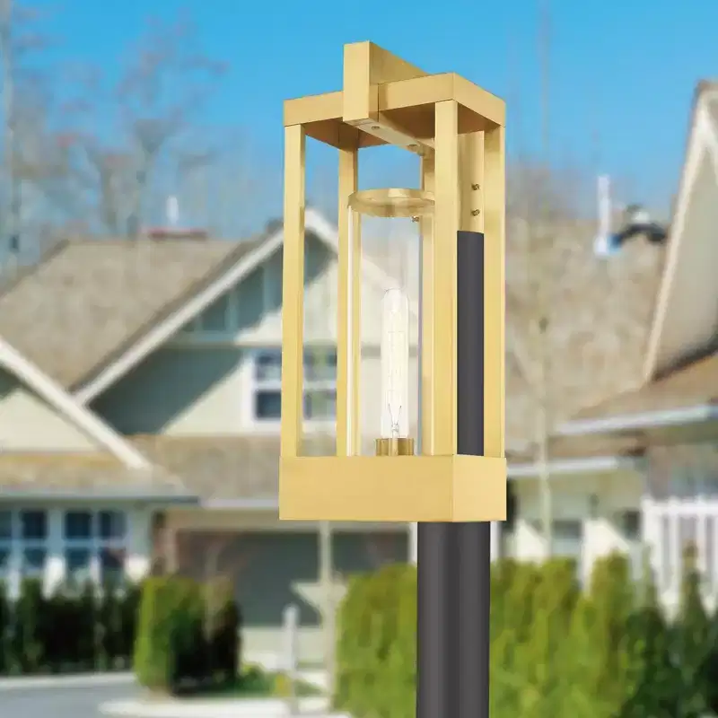 Livex Lighting Delancey 1 - Light Wall Light in Satin Brass
