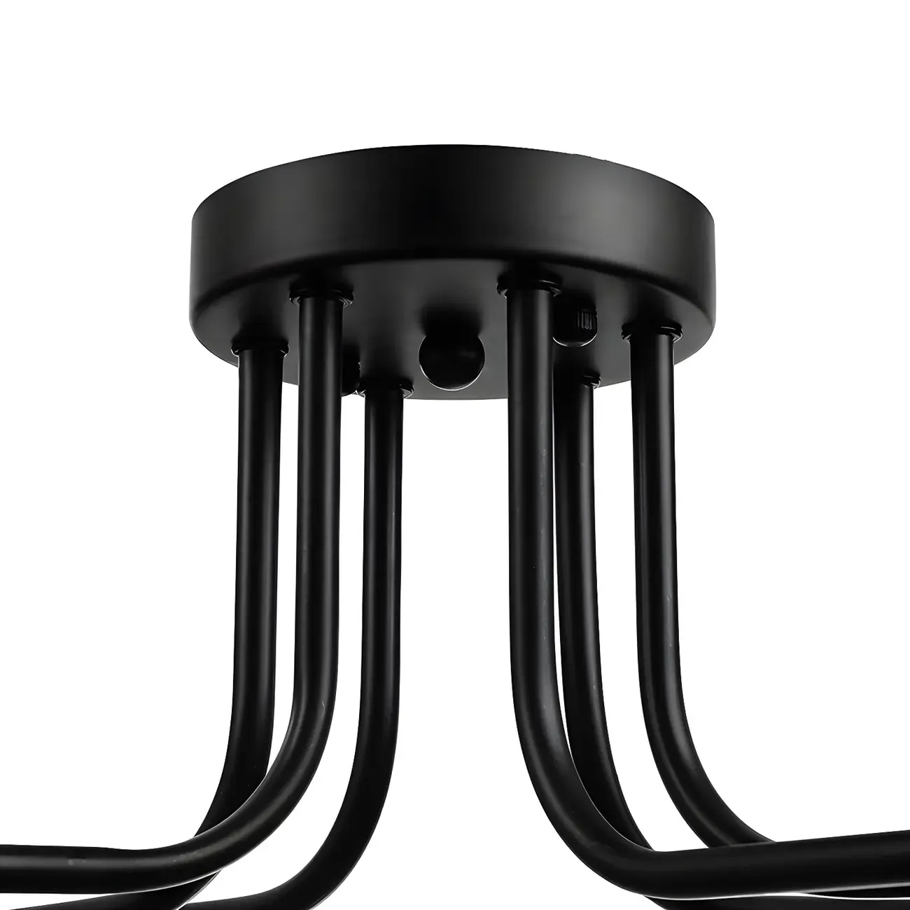 Industrial Branch Metal Semi Flush Ceiling Light