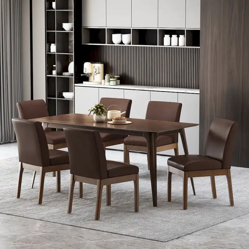 Kwame Upholstered Dining Chairs (Set of 6) by Christopher Knight Home