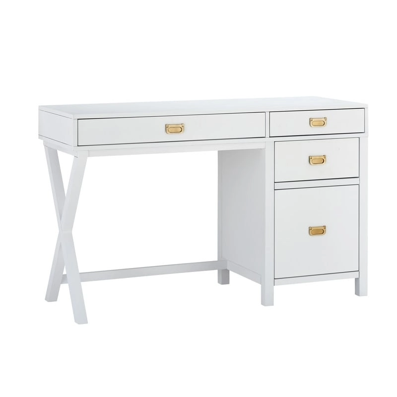 Linon Poppy Side Storage Desk