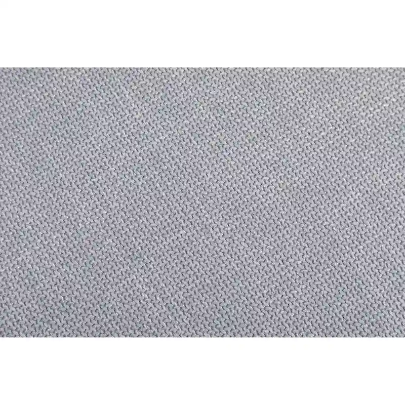 Light Blue Linen Upholstered Swivel Accent Chair with Round Wood Base – Modern Style, Seats 1