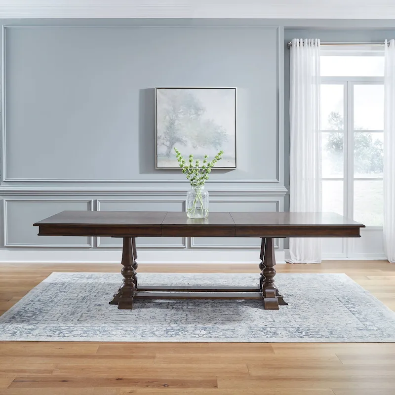 Arden Road Dining Room Trestle Table Set with Chairs Various Options