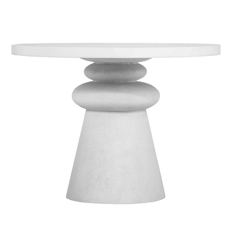 Lupita White 42 Round Dinette Table