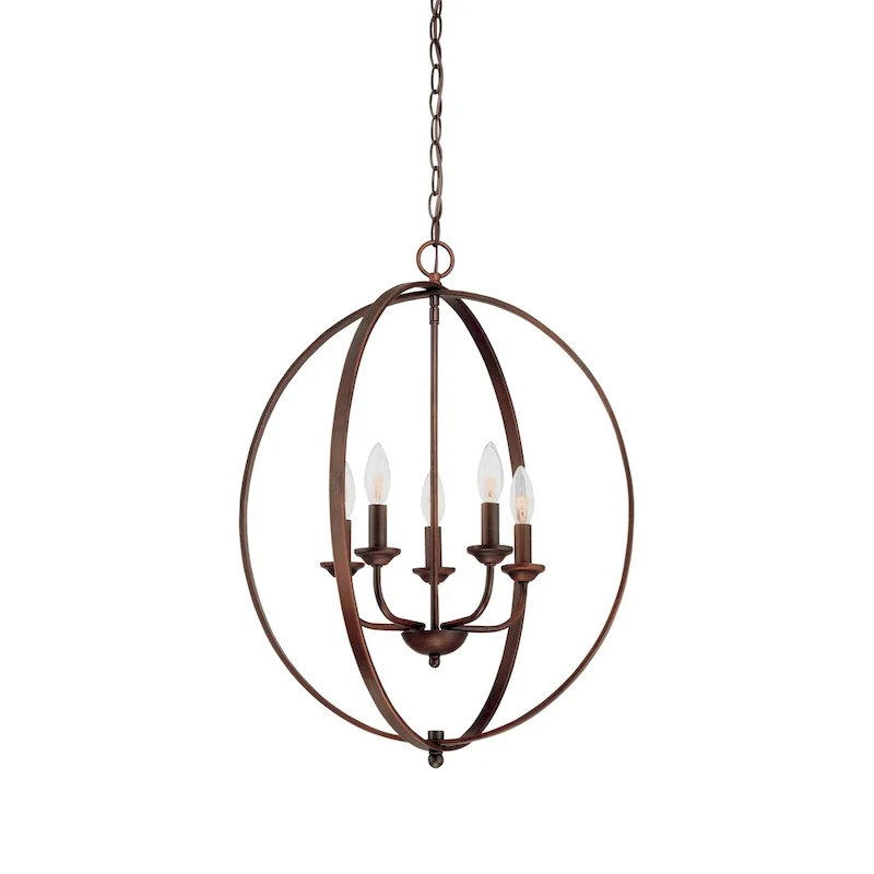Metal 5 Light Pendant light
