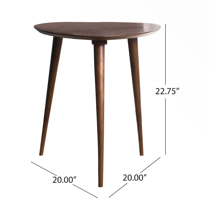 Naja Mid-Century Wood End Table by Christopher Knight Home - 20 L x 20 W x 22.75H