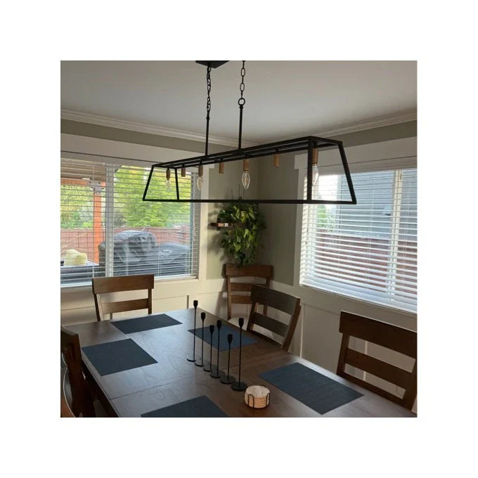 7-light Large Modern Farmhouse Kitchen Island Lighting - 55