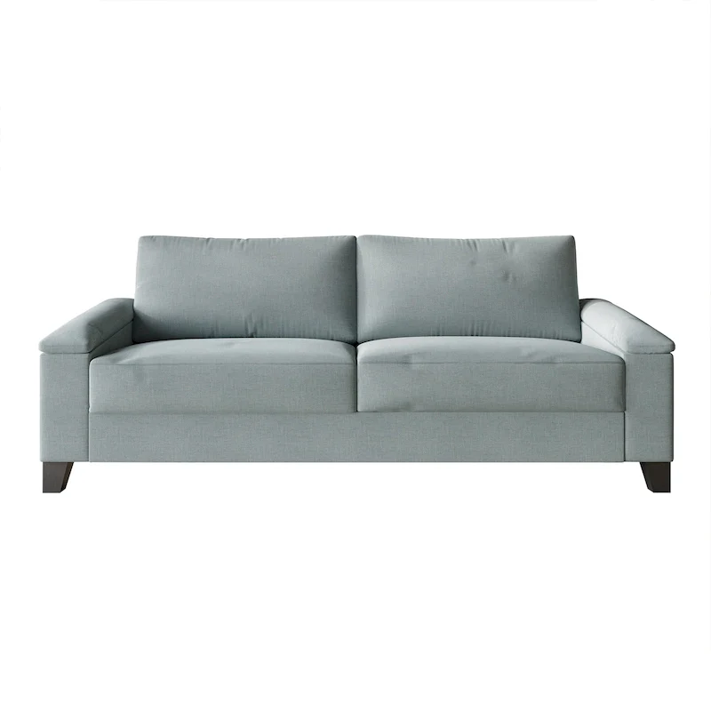 2.5-Seater Linen Sofa - Available in Beige, Grey, Blue