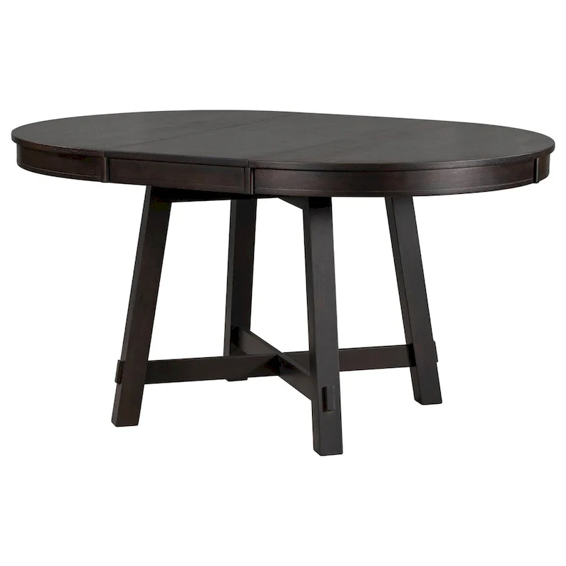 Farmhouse Round Extendable Dining Table