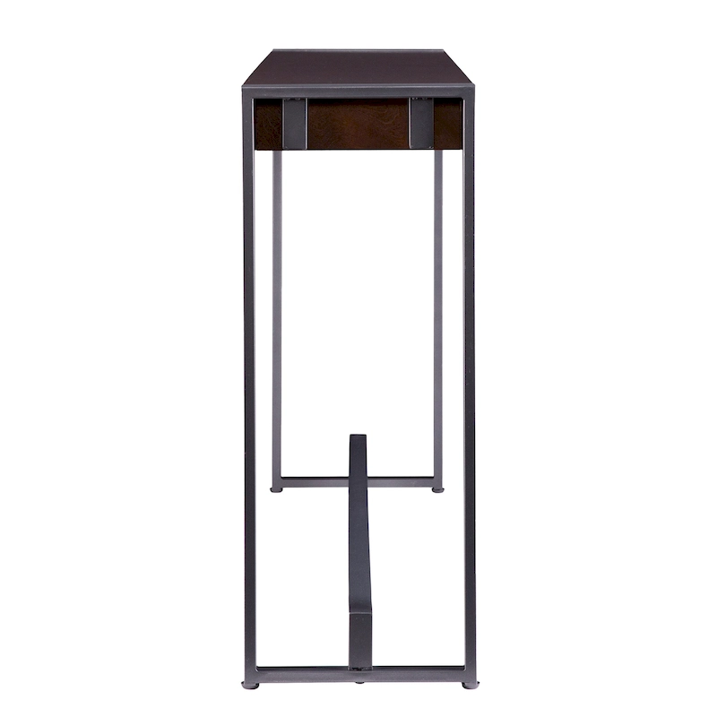 SEI Furniture Macen Modern Narrow Industrial Console Table