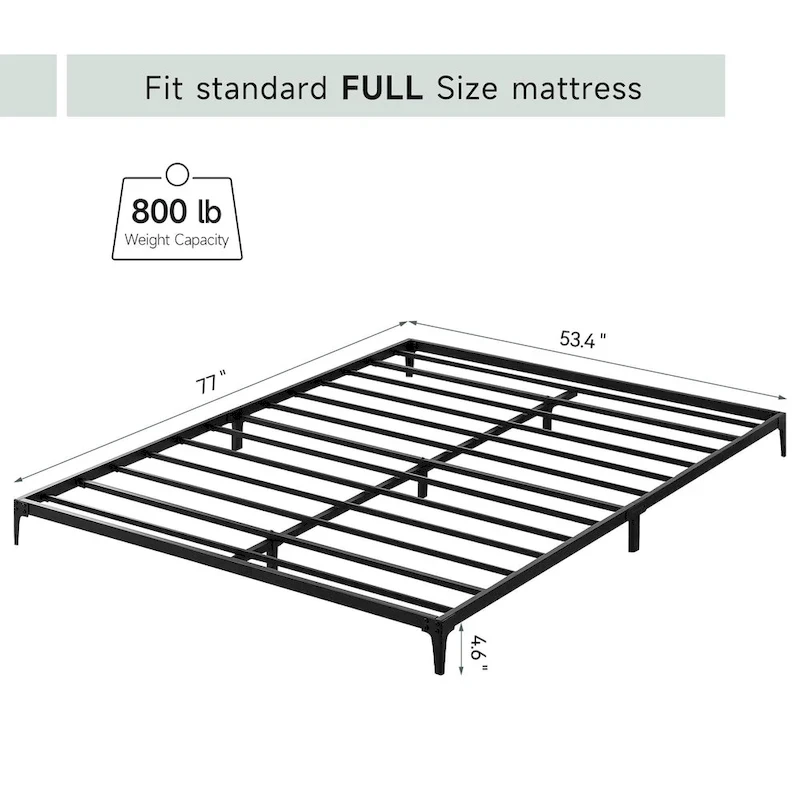 Heavy Duty Metal Platform Bed Frame