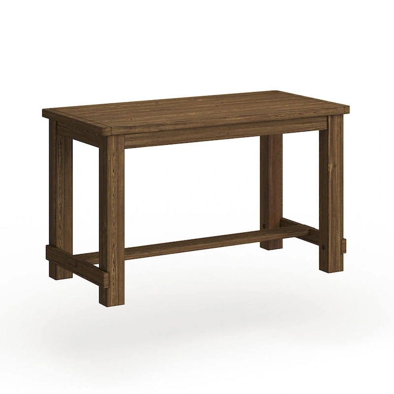Furniture of America Tays Rustic Brown 60-inch Solid Wood Counter Height Table