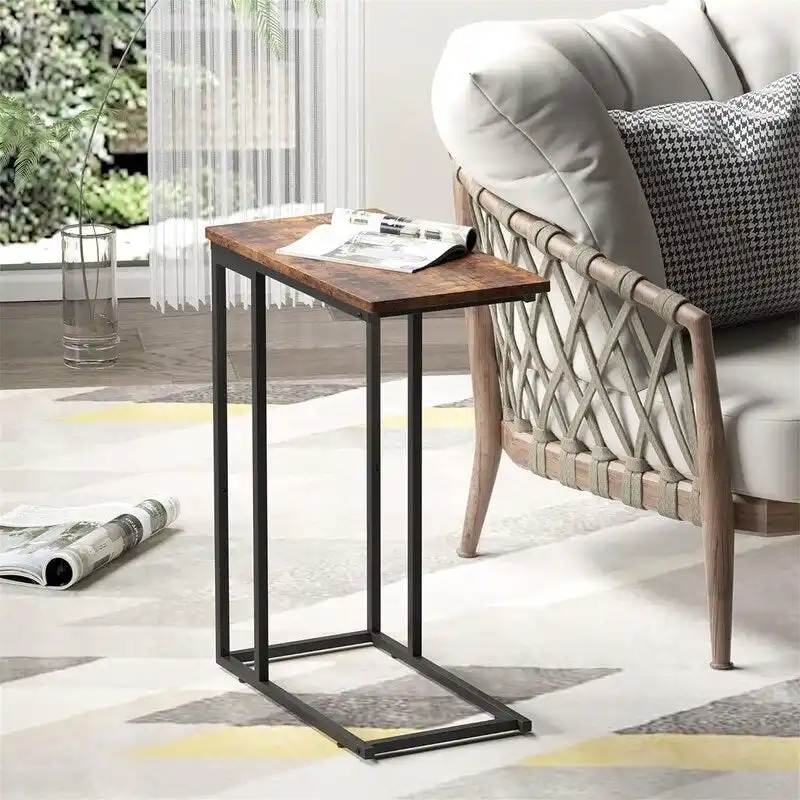 Small C Shaped End Table - 10D x 18.1W x 25H