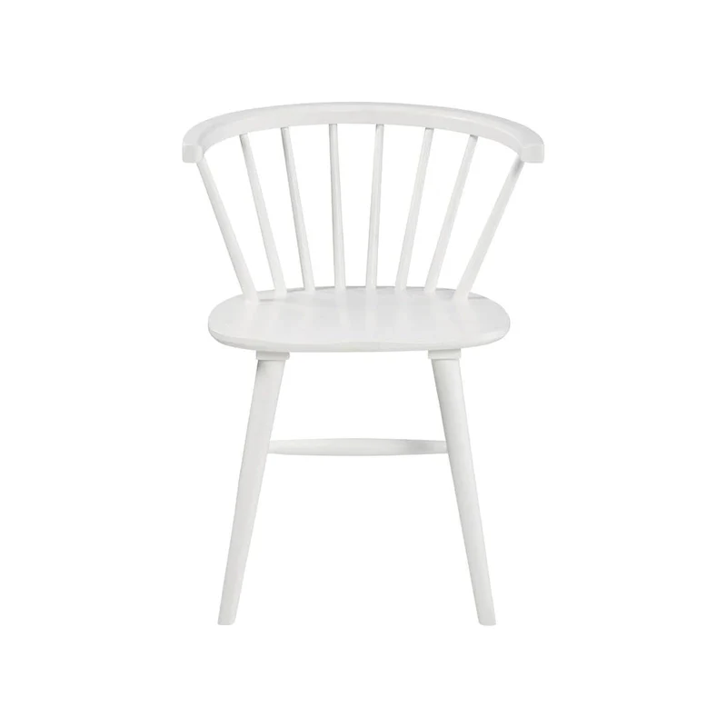 White Solid Wood Dining Chairs Set of 2 - 22W x 21D x 30H