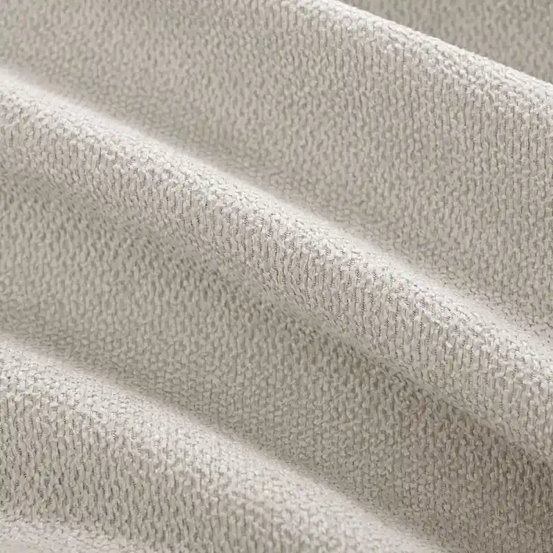 Beige 113 L-Shaped 4-Seat Sectional Sofa with Adjustable Footrest and Reversible Chaise