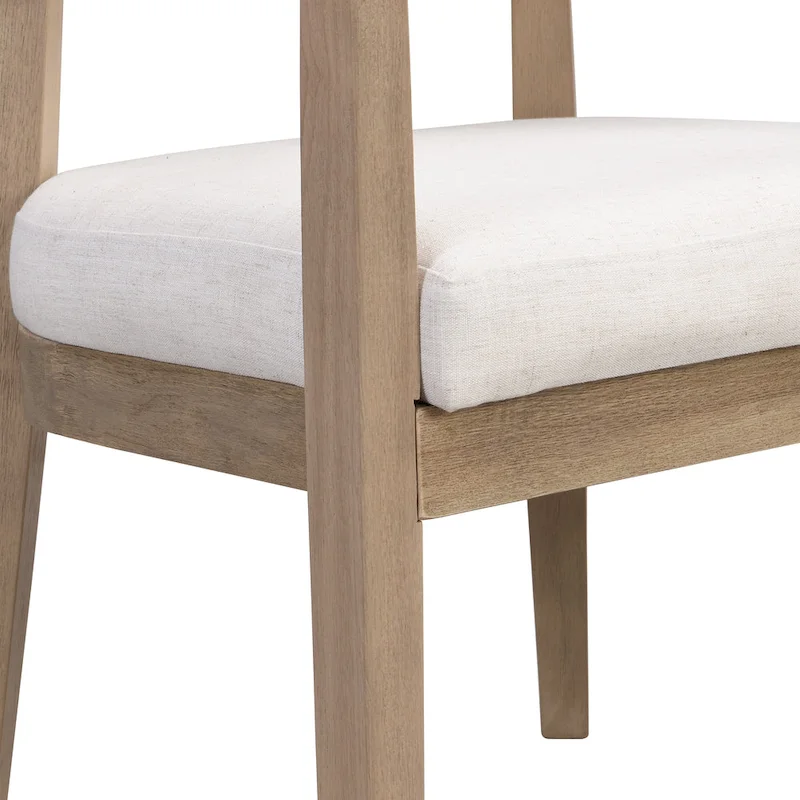 Christopher Knight Home - Carter Modern Dining Armchair Set of 2 with Upholstered Seating and Solid Wood Frame