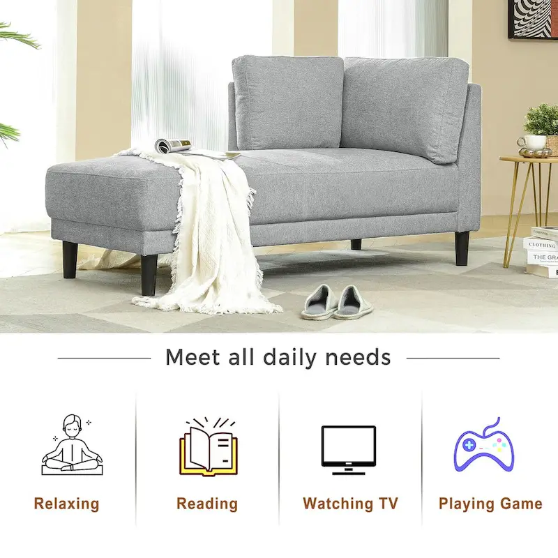 Upholstered Chaise Lounge