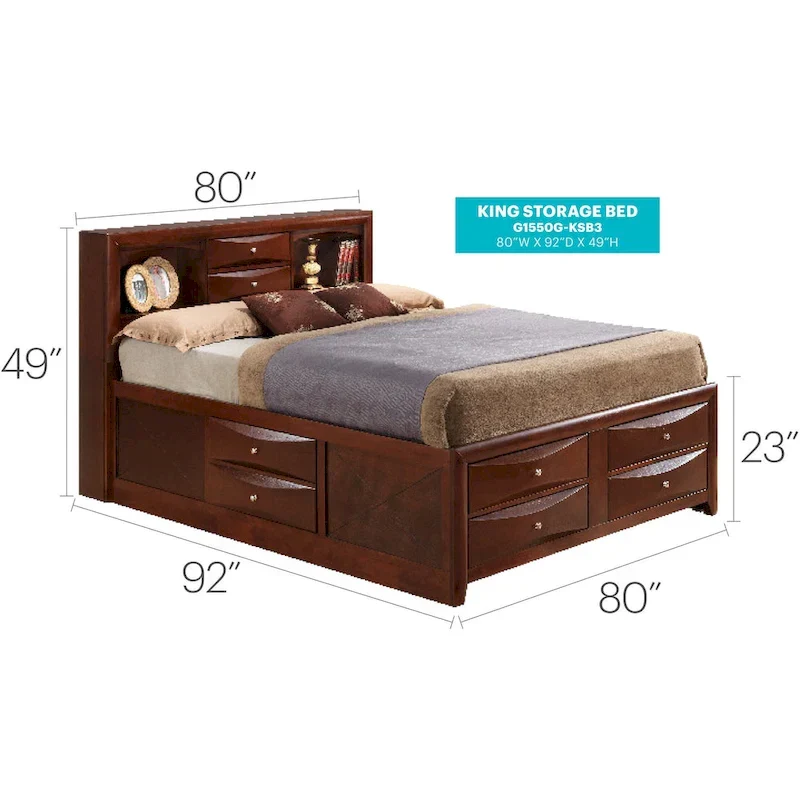 Marilla King Panel Beds