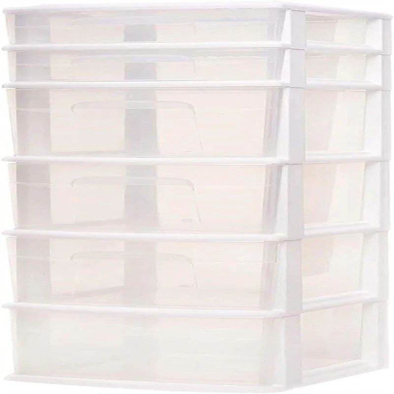 6-Drawer Plastic Home Office Bedroom