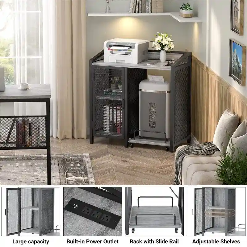 3-Tier Office Filing Cabinets - 16.5 D x 31.5 W x 34 H