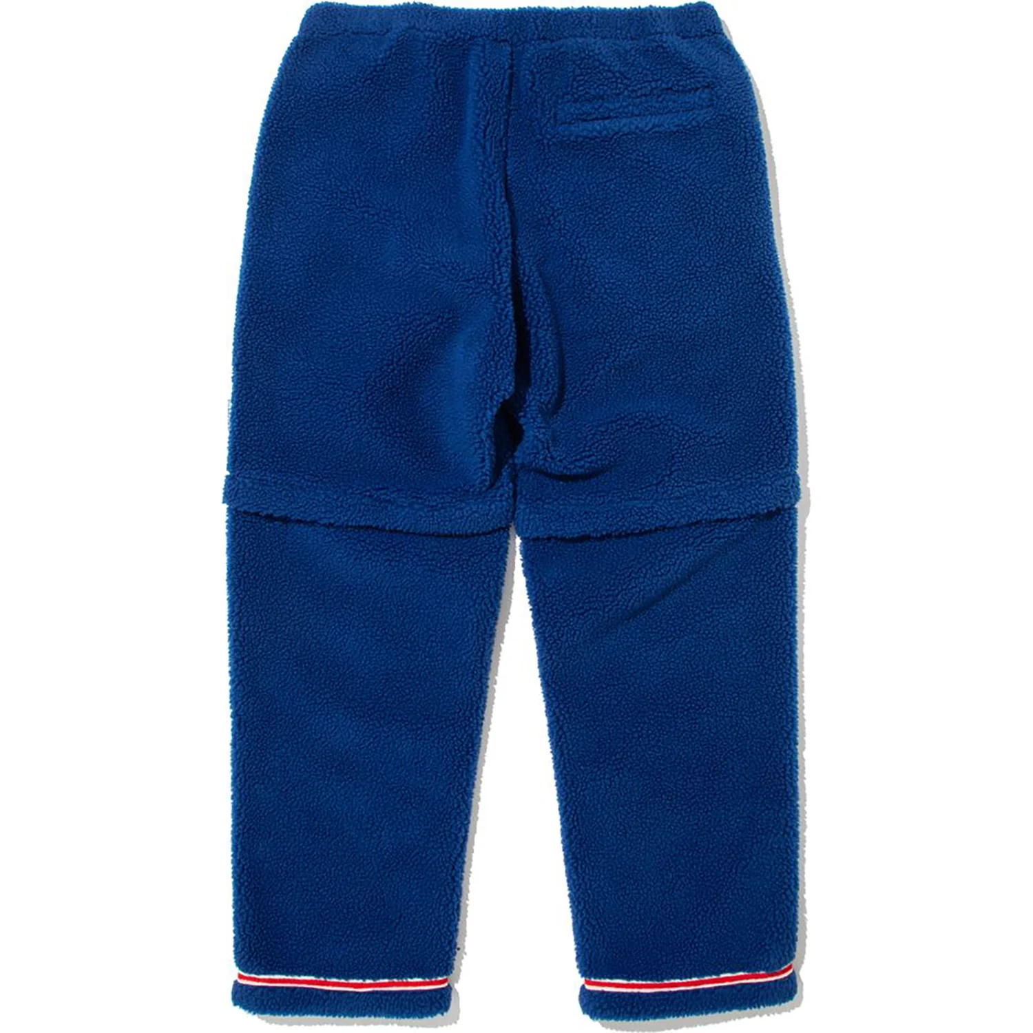 BAPE BY KAZUKI KURAISHI SHERPA DETACHABLE RELAXED FIT PANTS MENS