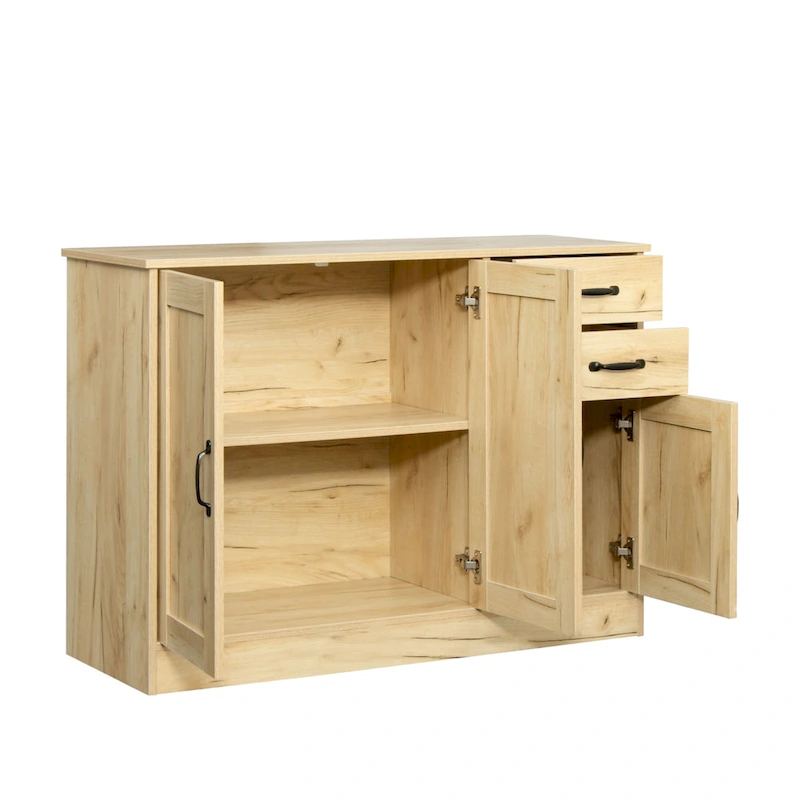 Wood Buffet Sideboard with 2 Drawers