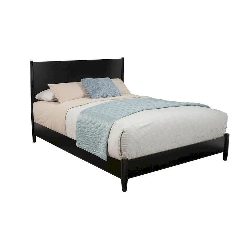 Platform Bed, Black