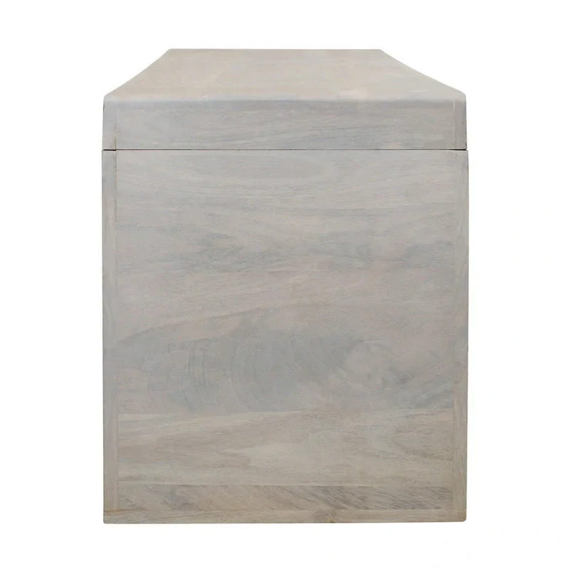 Karson White Sand Solid Wood Bench by East at Main