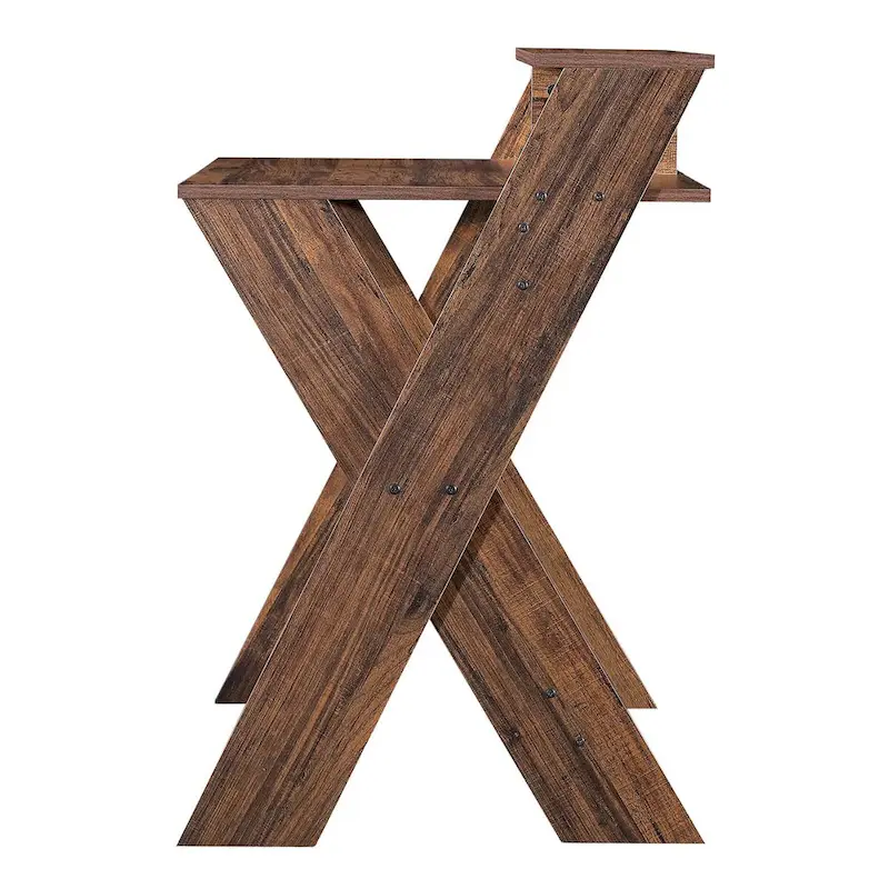 Ledel Wood Home Office Computer Desk Writing Desk With Open Shelf