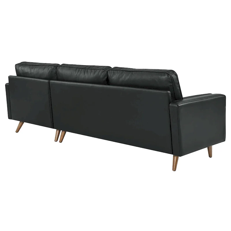 Valour 98 Leather Sectional Sofa