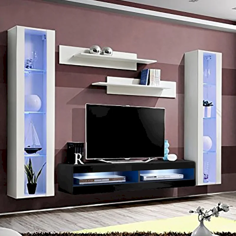 Fly AB2 34TV Wall Mounted Floating Modern Entertainment Center