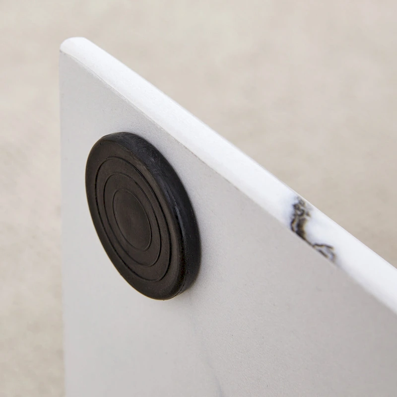 Modern and simple rectangular glass console table