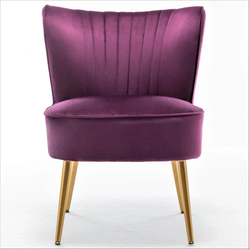 Sauter 23.2  Wide Mid-Century Modern Microfiber Accent Chair