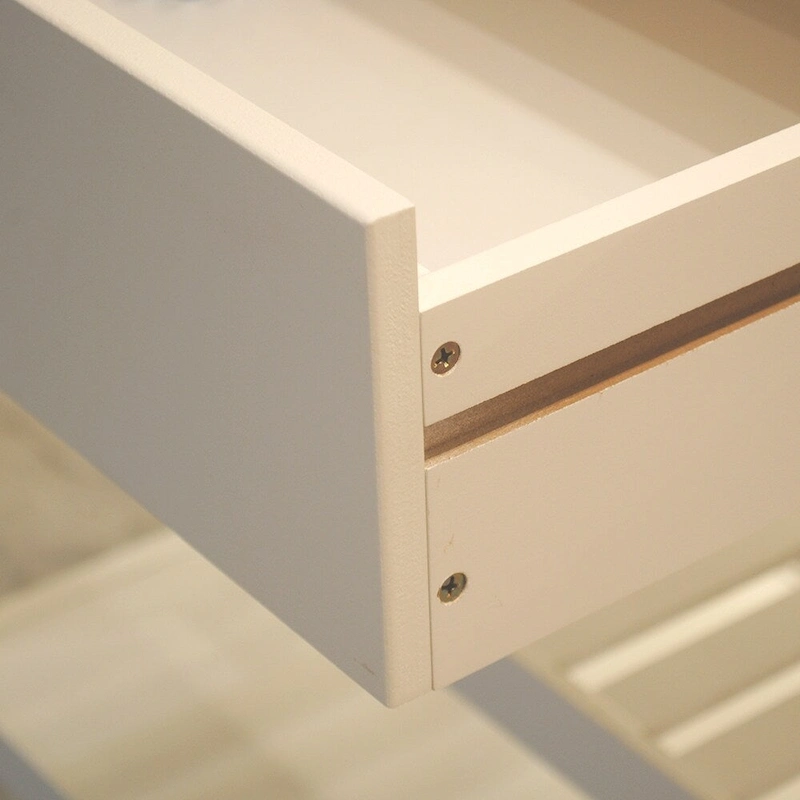 MDF Kitchen Cart with Two Lockable Wheels