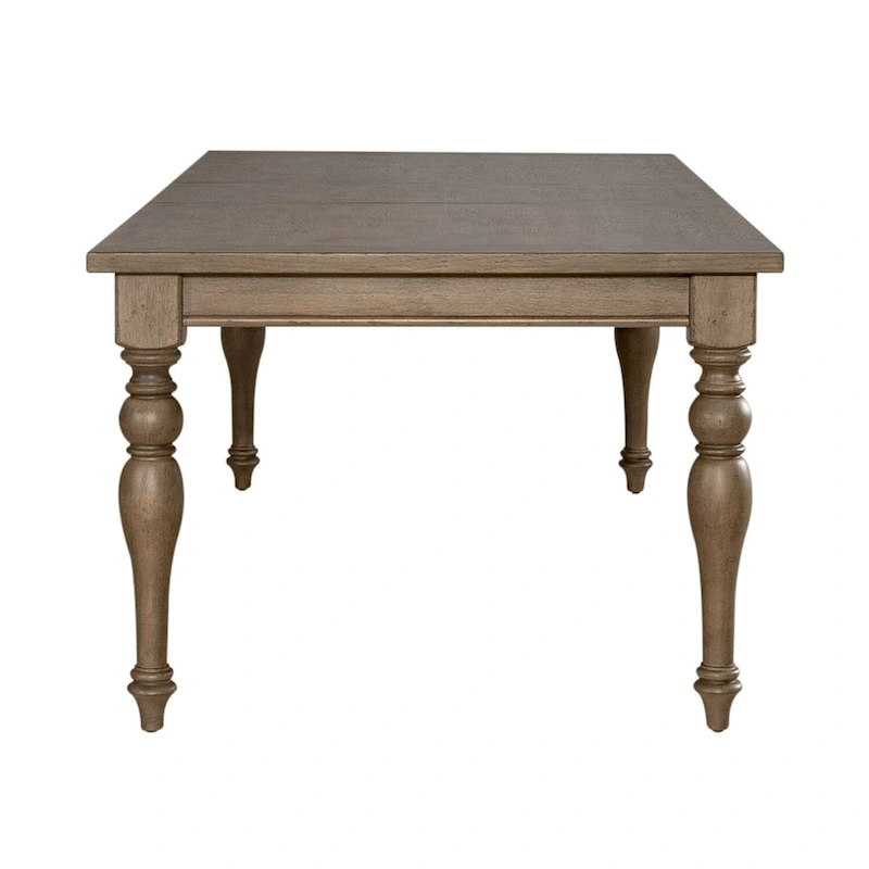 Americana Farmhouse Dusty Taupe Rectangular Leg Table