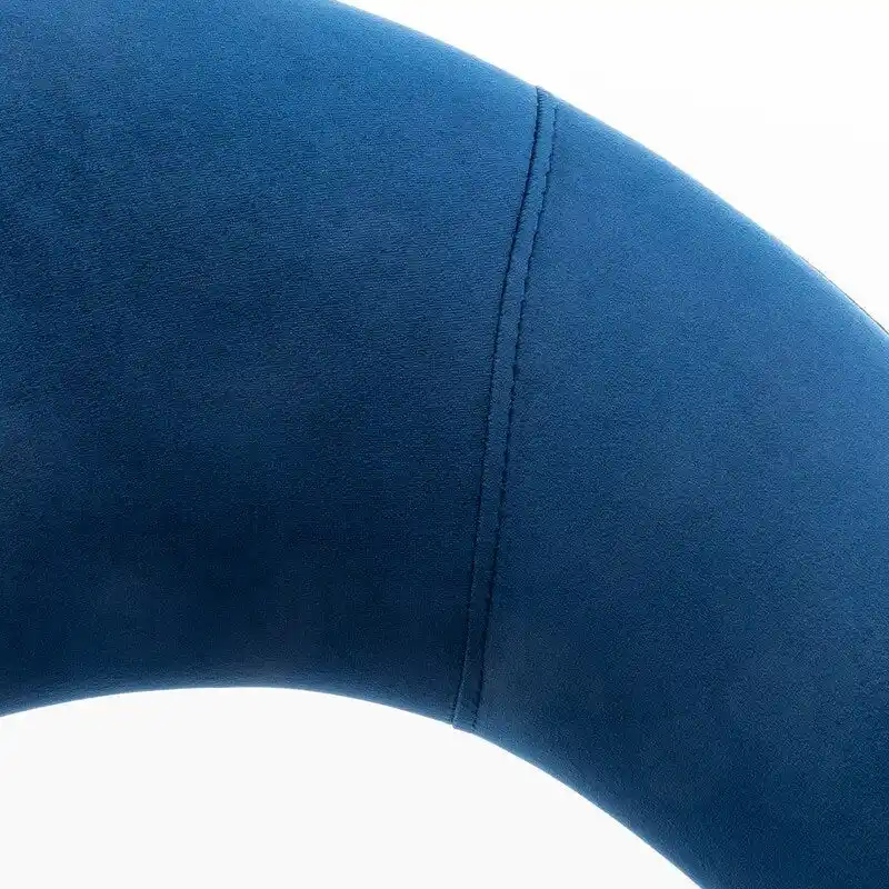 SEYNAR Mid Century Modern Velvet Upolstered Open-Back Dining Chair Set of 4