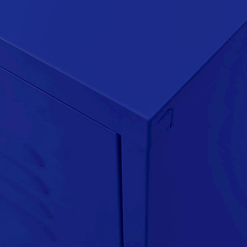 vidaXL TV Stand TV Unit Sideboard Home TV Console Media Unit Cupboard Steel - 41.3 x 13.8 x 19.7