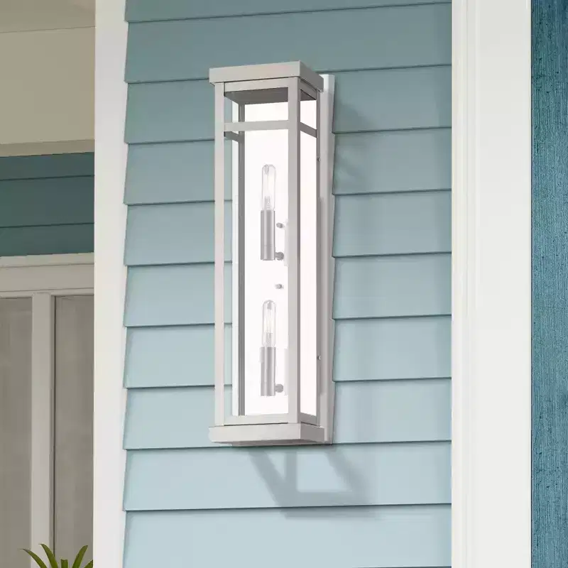 Livex Lighting Hopewell 2 - Light Wall Light in Brushed Nickel