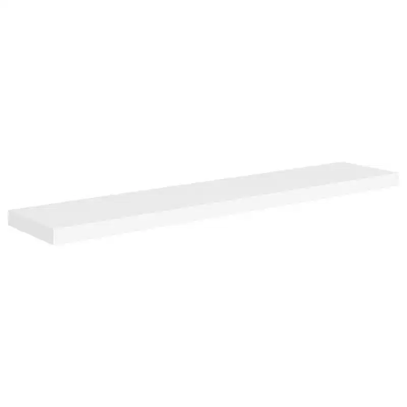 Wall Shelf White Honeycomb MDF, Metal Standard Wall mounting